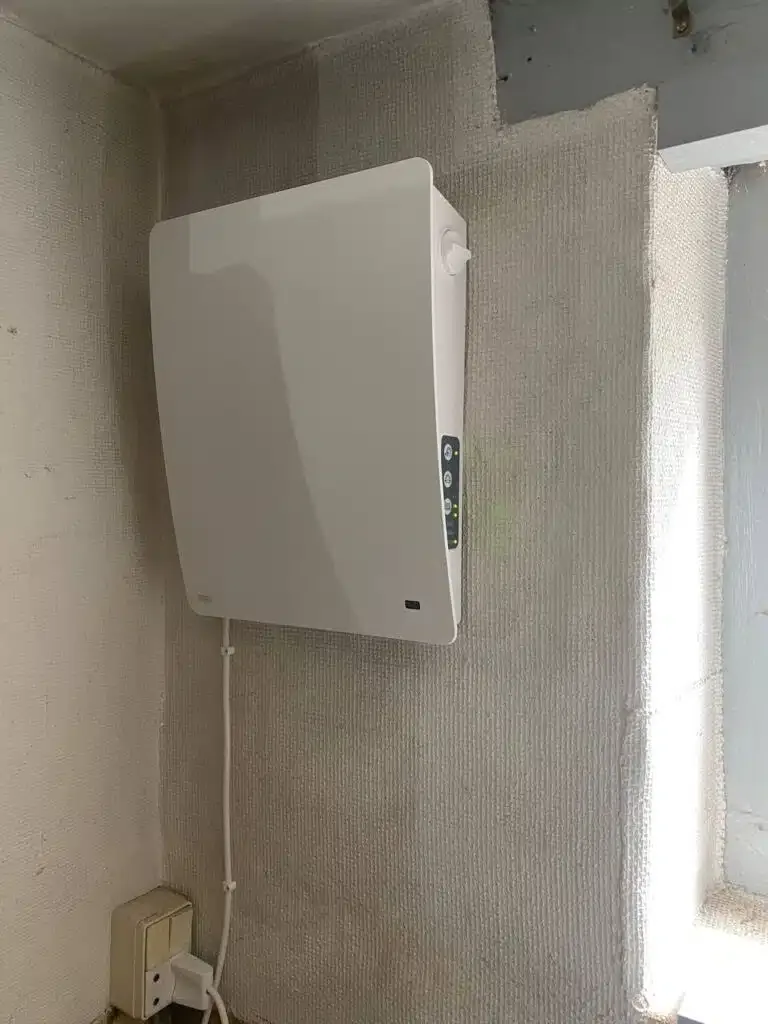 Duka One Pro monteret i kælder